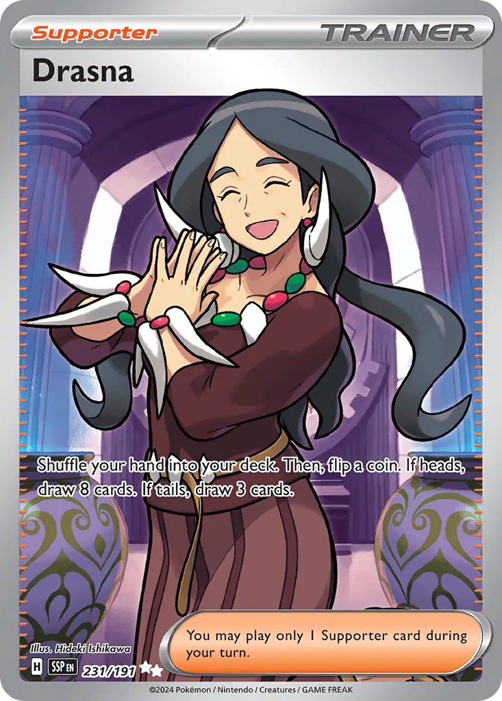 Drasna 231/191 — Surging Sparks (English Pokémon TCG card)