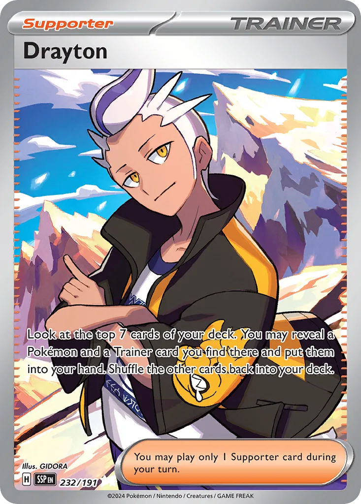 Drayton 232/191 — Surging Sparks (English Pokémon TCG card)