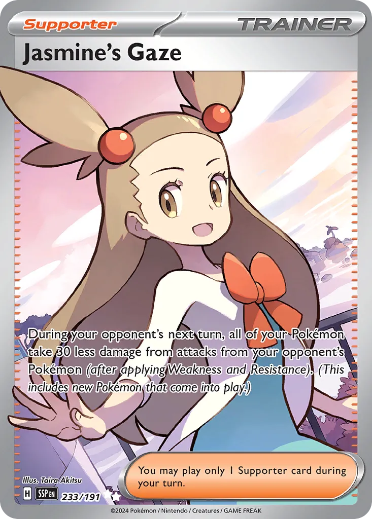 Jasmine's Gaze 233/191 — Surging Sparks (English Pokémon TCG card)