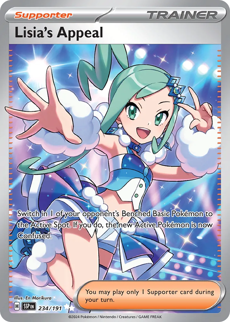 Lisia's Appeal 234/191 — Surging Sparks (English Pokémon TCG card)