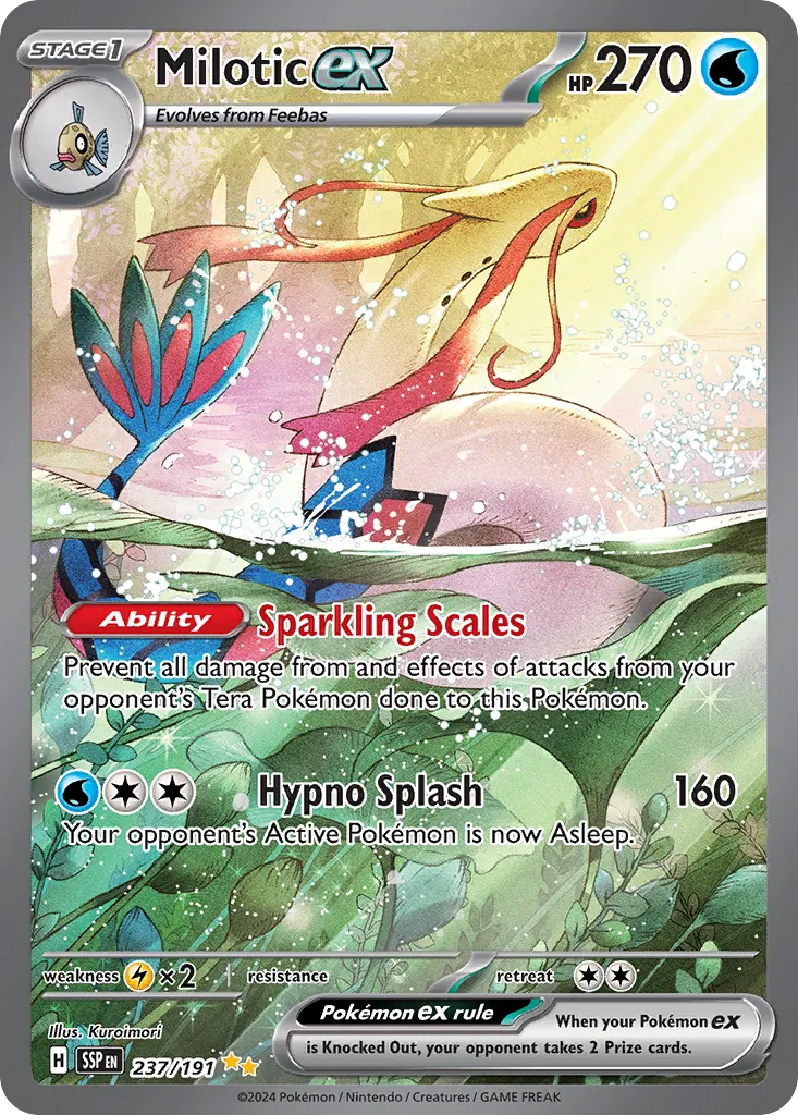Milotic ex 237/191 — Surging Sparks (English Pokémon TCG card)