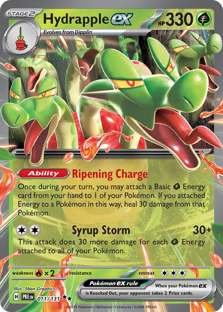 Hydrapple ex 011/131 — Prismatic Evolutions (English Pokémon TCG card)