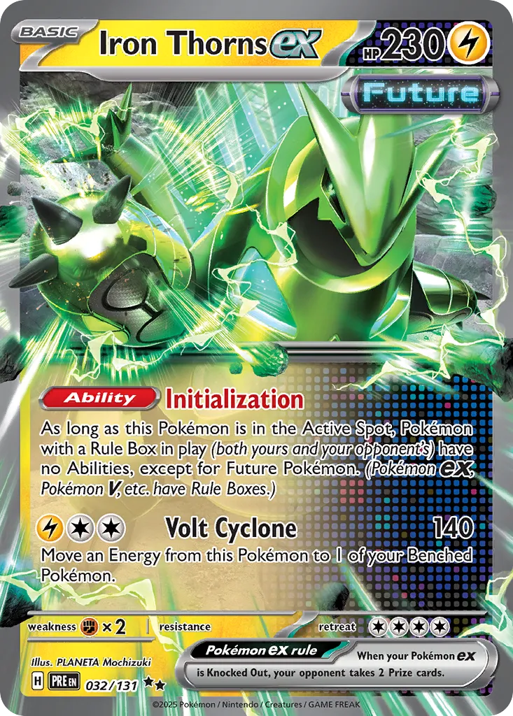 Iron Thorns ex 032/131 — Prismatic Evolutions (English Pokémon TCG card)