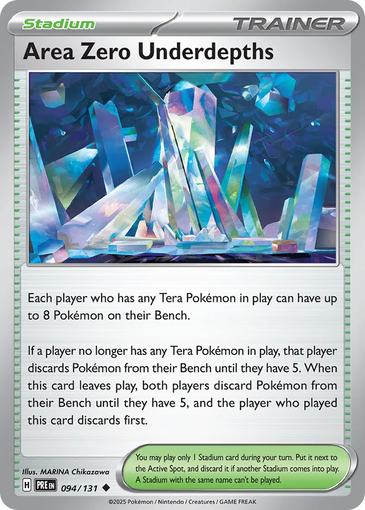 Area Zero Underdepths 094/131 — Prismatic Evolutions (English Pokémon TCG card)