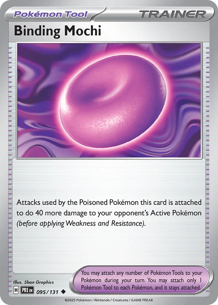 Binding Mochi 095/131 — Prismatic Evolutions (English Pokémon TCG card)