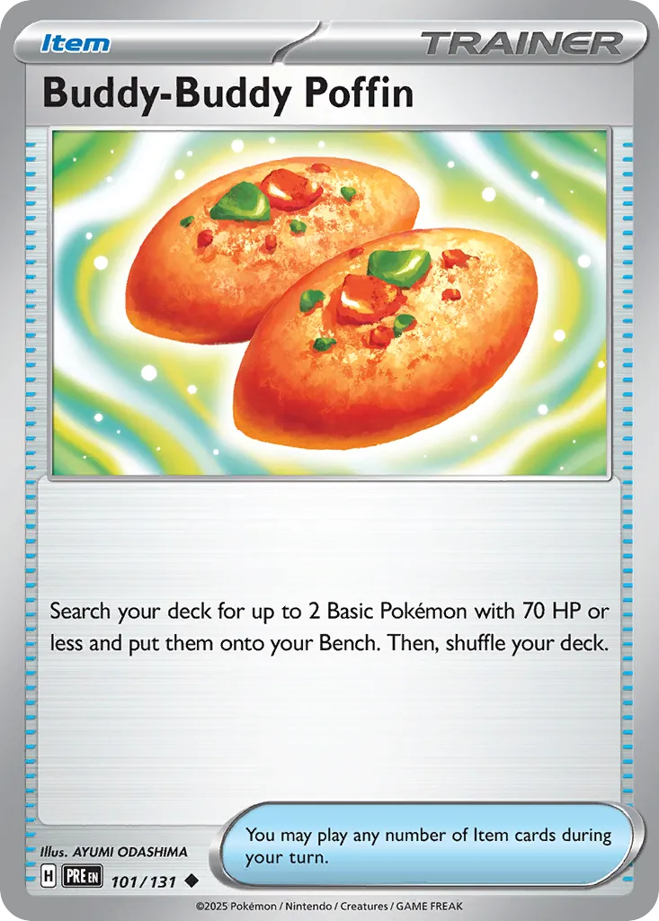 Buddy-Buddy Poffin 101/131 — Prismatic Evolutions (English Pokémon TCG card)