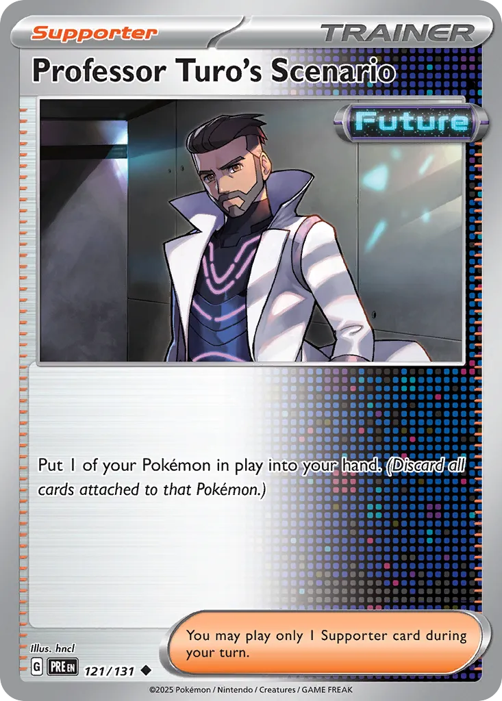 Professor Turo's Scenario 121/131 — Prismatic Evolutions (English Pokémon TCG card)