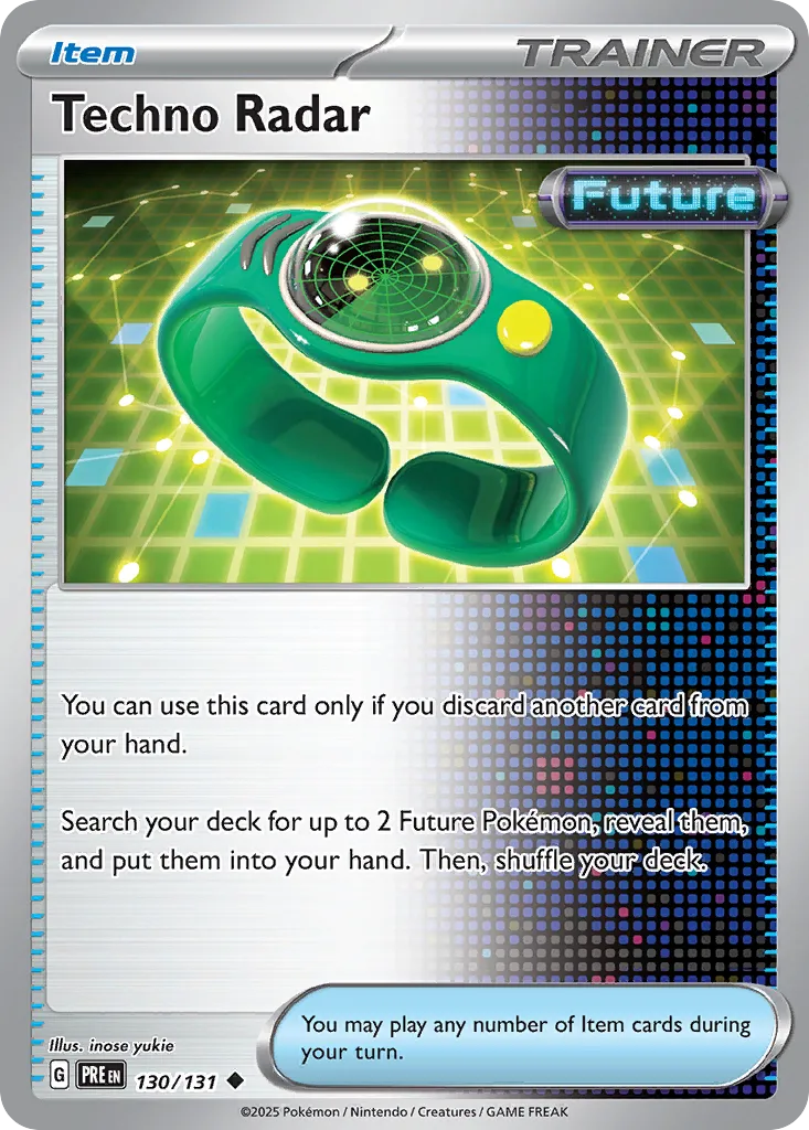 Techno Radar 130/131 — Prismatic Evolutions (English Pokémon TCG card)
