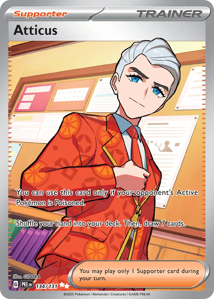 Atticus 134/131 — Prismatic Evolutions (English Pokémon TCG card)