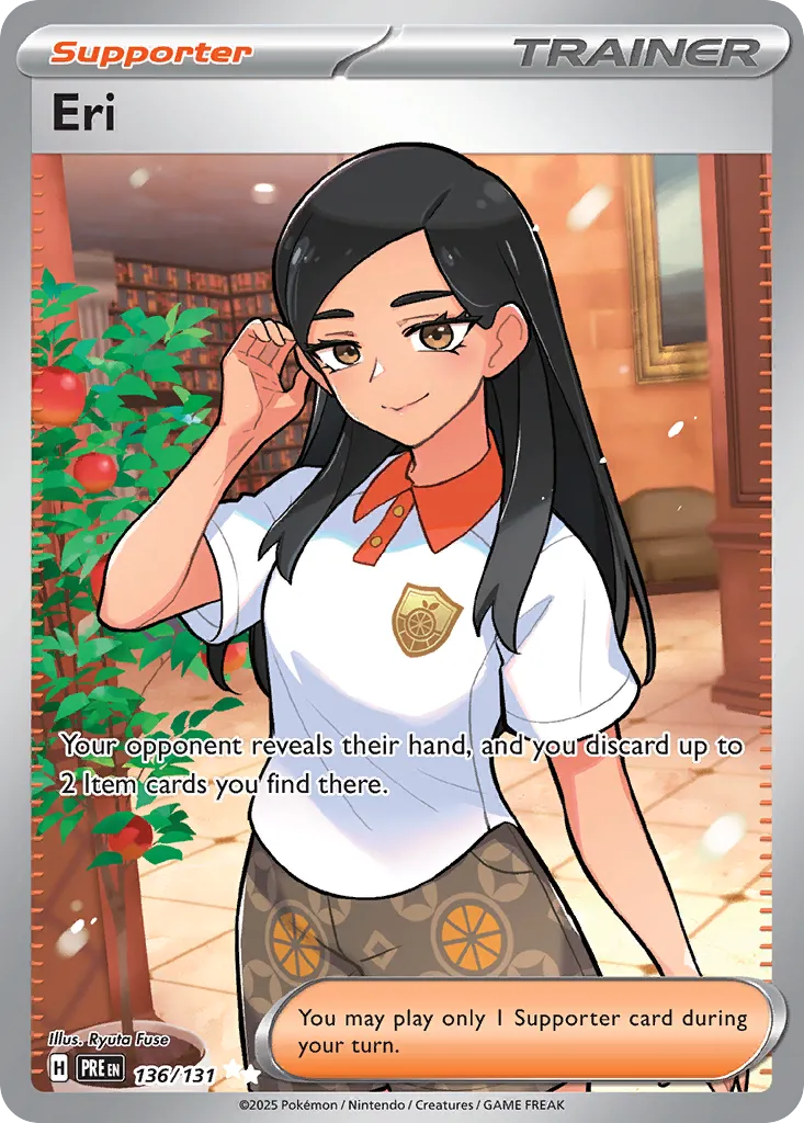 Eri 136/131 — Prismatic Evolutions (English Pokémon TCG card)