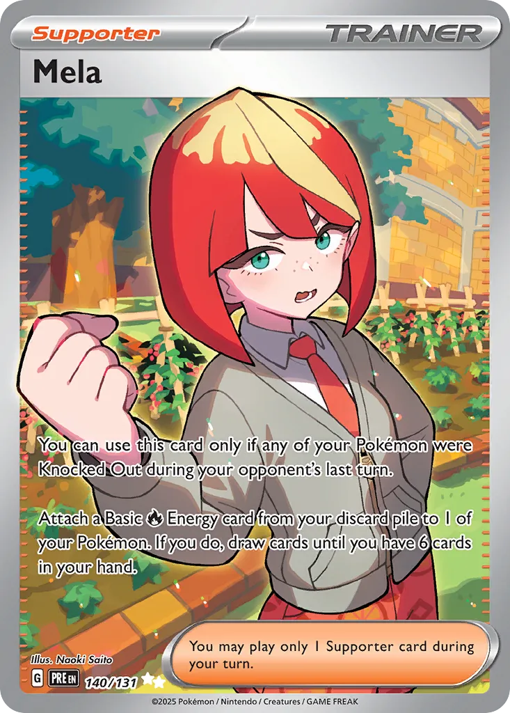Mela 140/131 — Prismatic Evolutions (English Pokémon TCG card)
