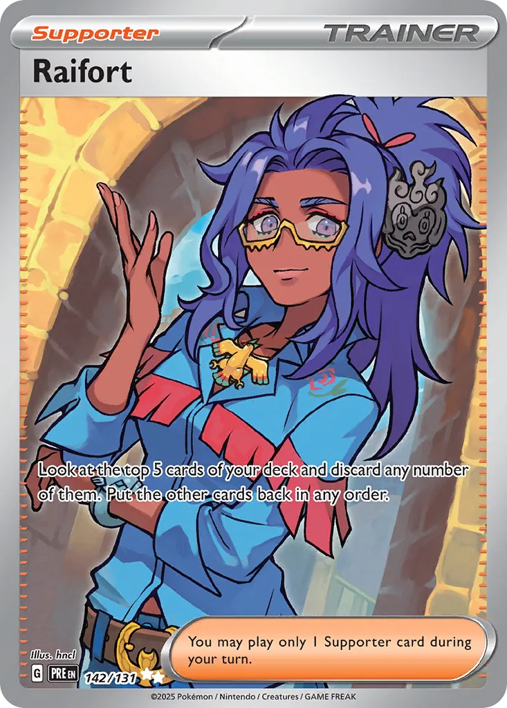 Raifort 142/131 — Prismatic Evolutions (English Pokémon TCG card)