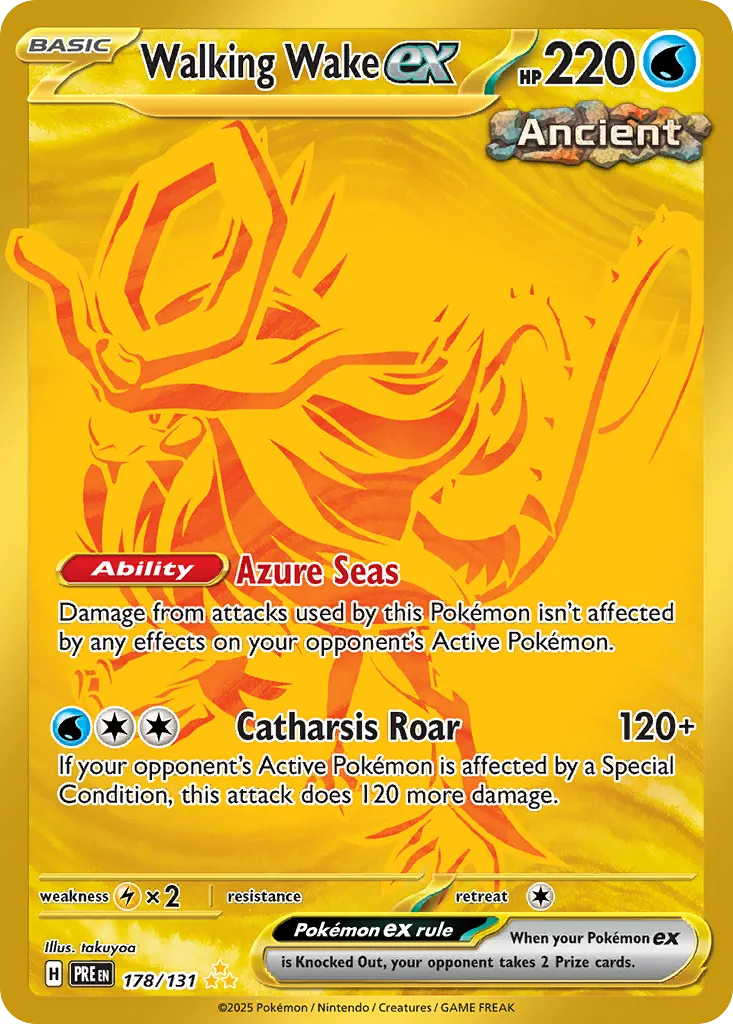 Walking Wake ex 178/131 — Prismatic Evolutions (English Pokémon TCG card)