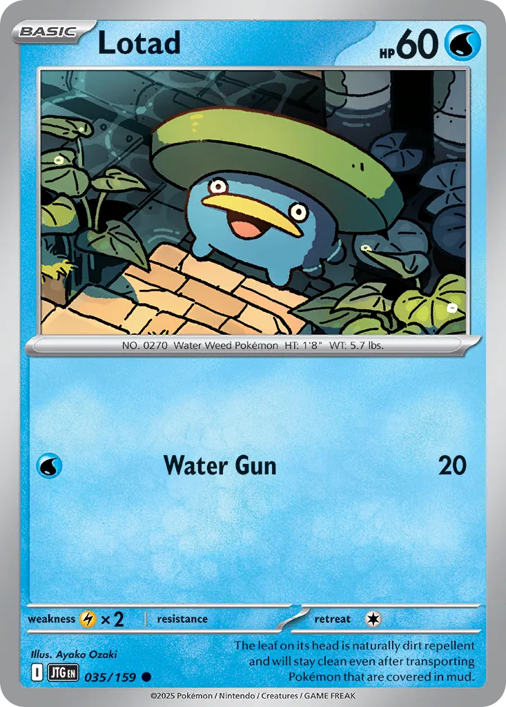 Lotad 035/159 — Journey Together (English Pokémon TCG card)