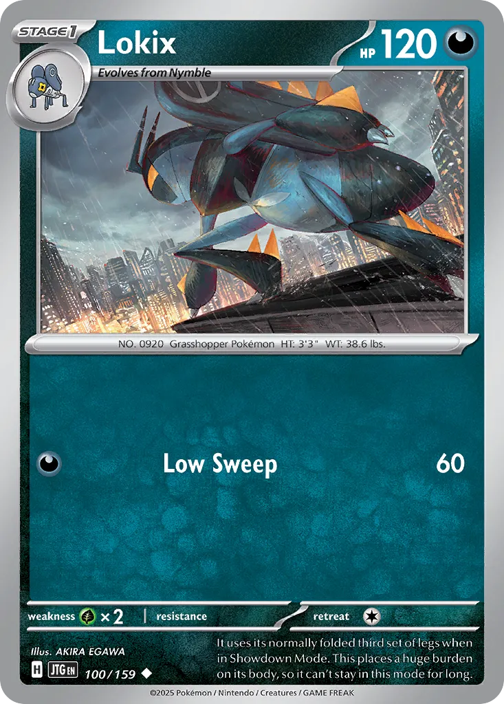 Lokix 100/159 — Journey Together (English Pokémon TCG card)