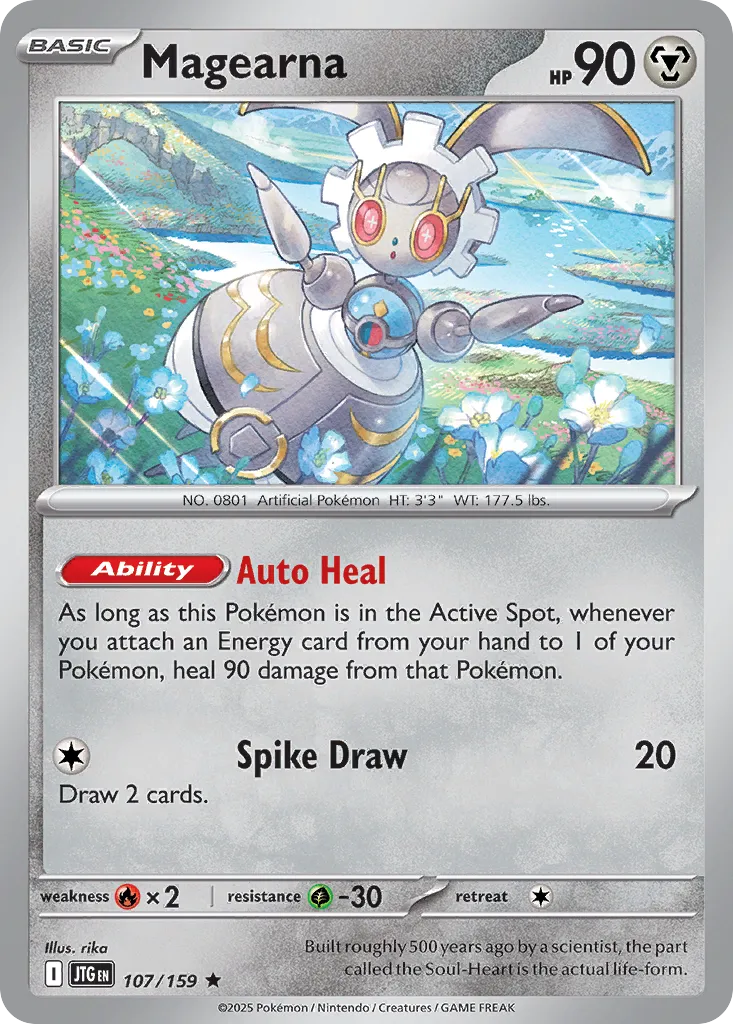 Magearna 107/159 — Journey Together (English Pokémon TCG card)
