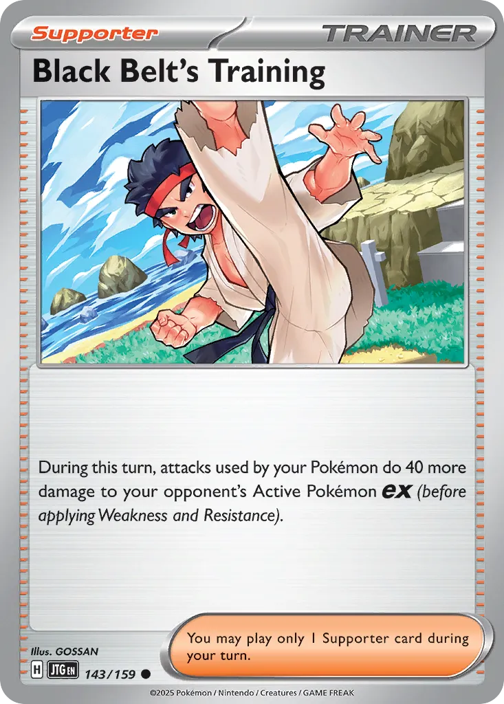 Black Belt's Training 143/159 — Journey Together (English Pokémon TCG card)
