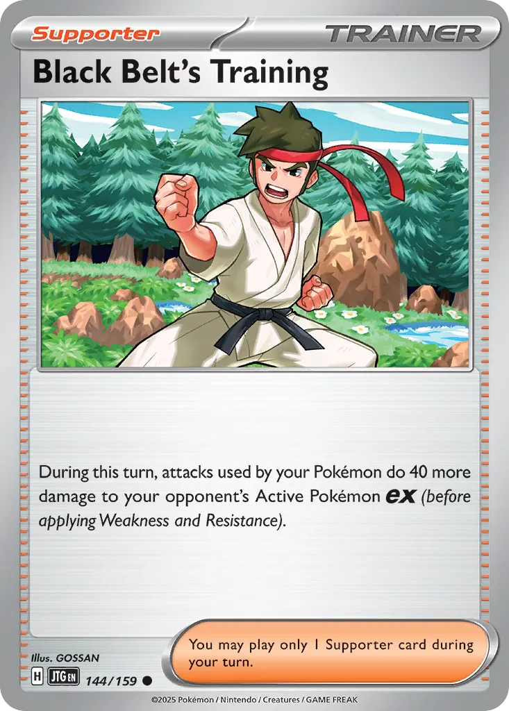 Black Belt's Training 144/159 — Journey Together (English Pokémon TCG card)