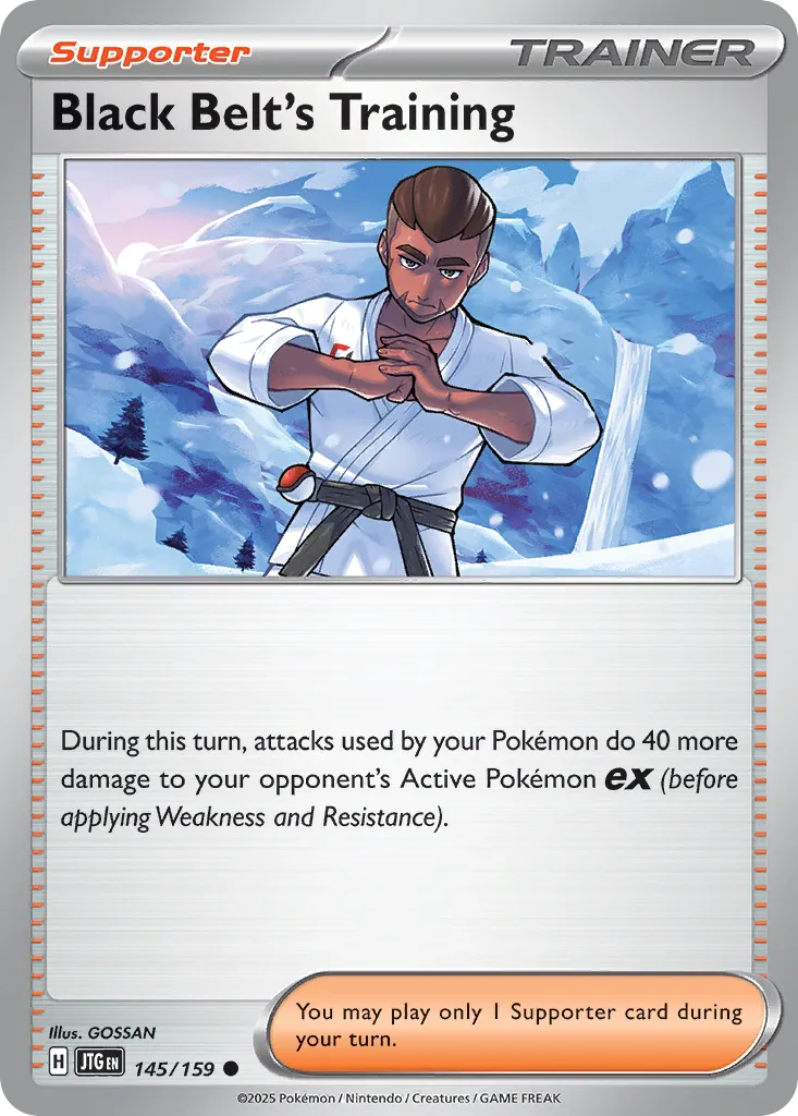 Black Belt's Training 145/159 — Journey Together (English Pokémon TCG card)