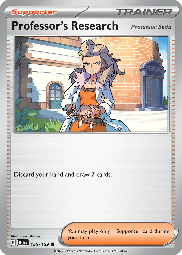 Professor's Research 155/159 — Journey Together (English Pokémon TCG card)