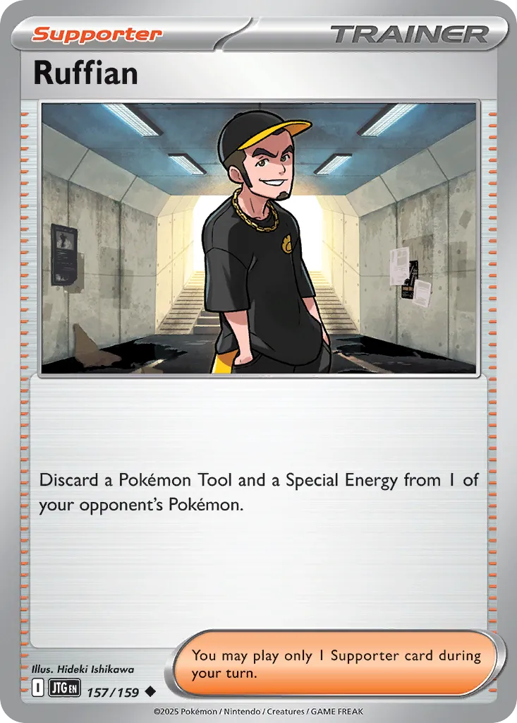 Ruffian 157/159 — Journey Together (English Pokémon TCG card)