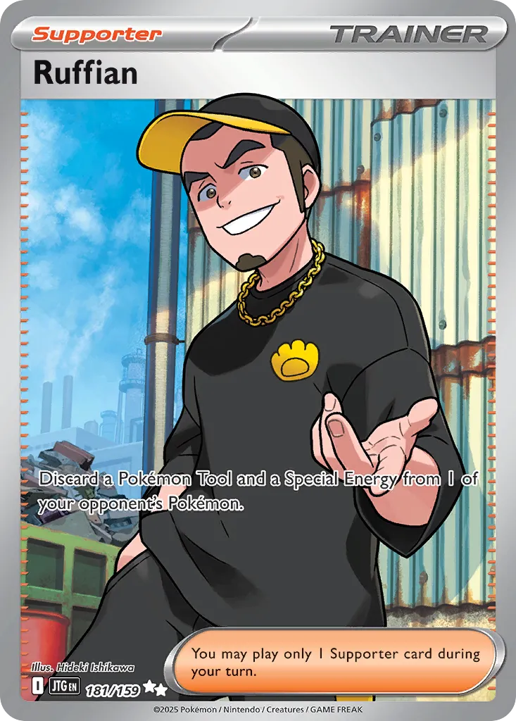 Ruffian 181/159 — Journey Together (English Pokémon TCG card)