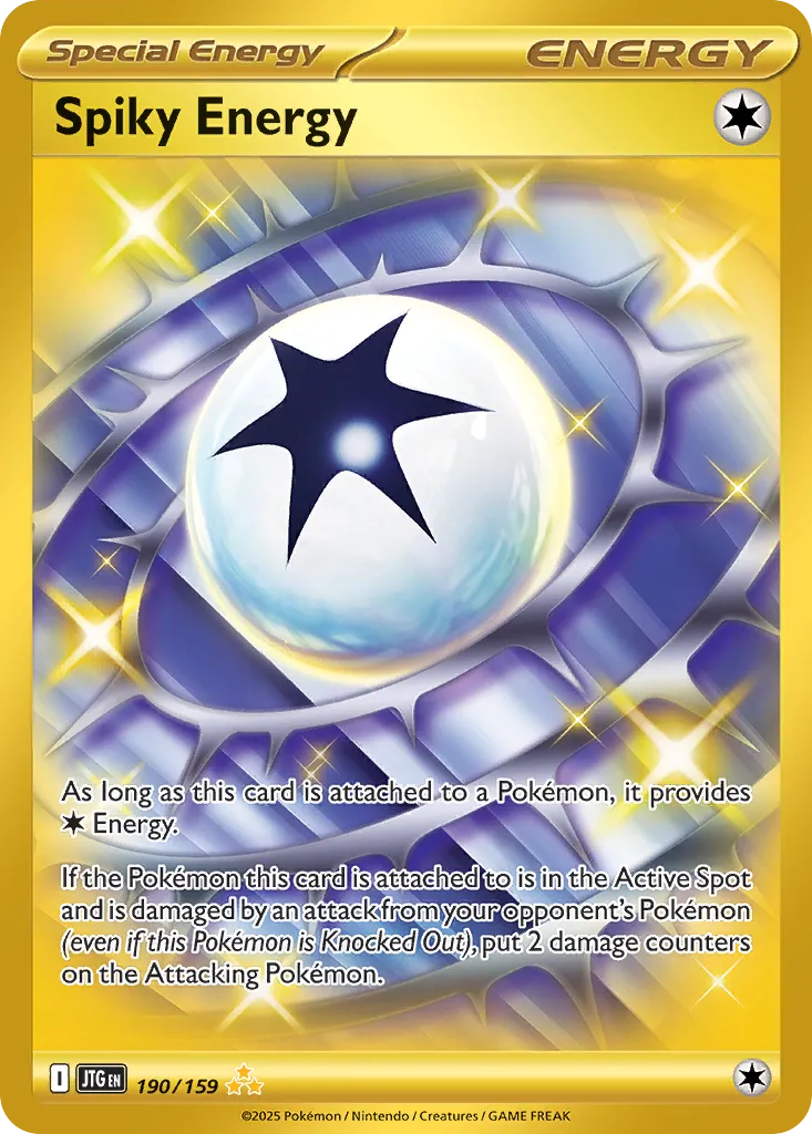 Spiky Energy 190/159 — Journey Together (English Pokémon TCG card)