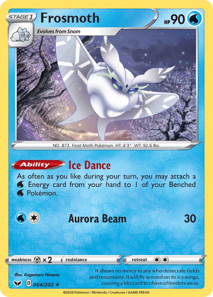 Frosmoth 064/202 — Sword & Shield (English Pokémon TCG card)