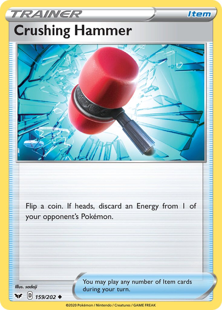 Crushing Hammer 159/202 — Sword & Shield (English Pokémon TCG card)