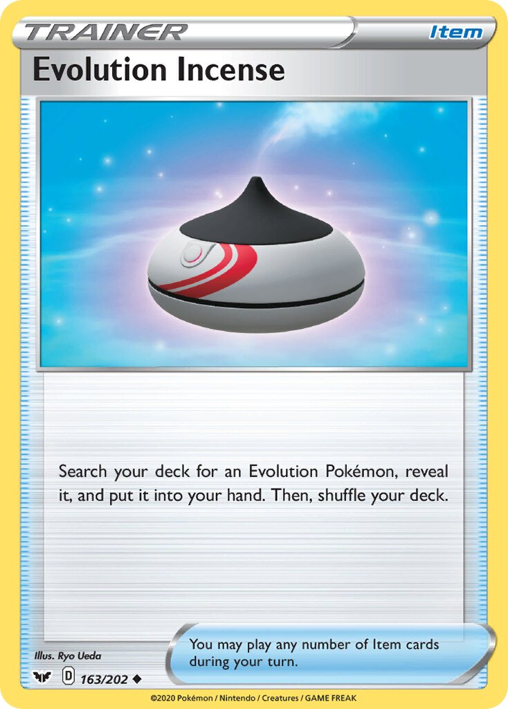 Evolution Incense 163/202 — Sword & Shield (English Pokémon TCG card)