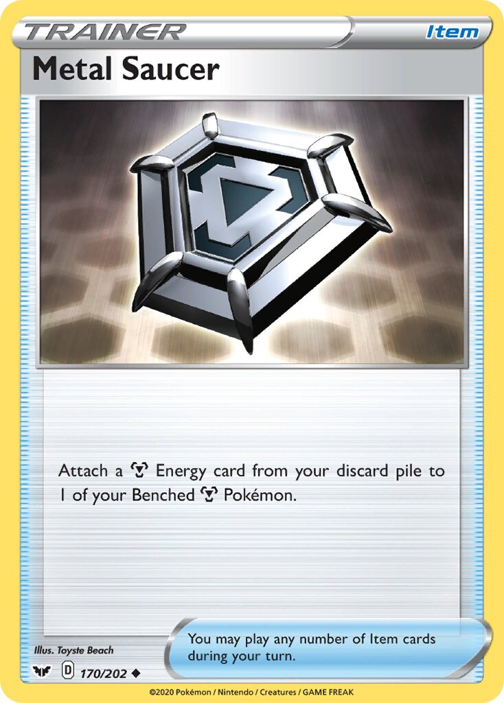Metal Saucer 170/202 — Sword & Shield (English Pokémon TCG card)