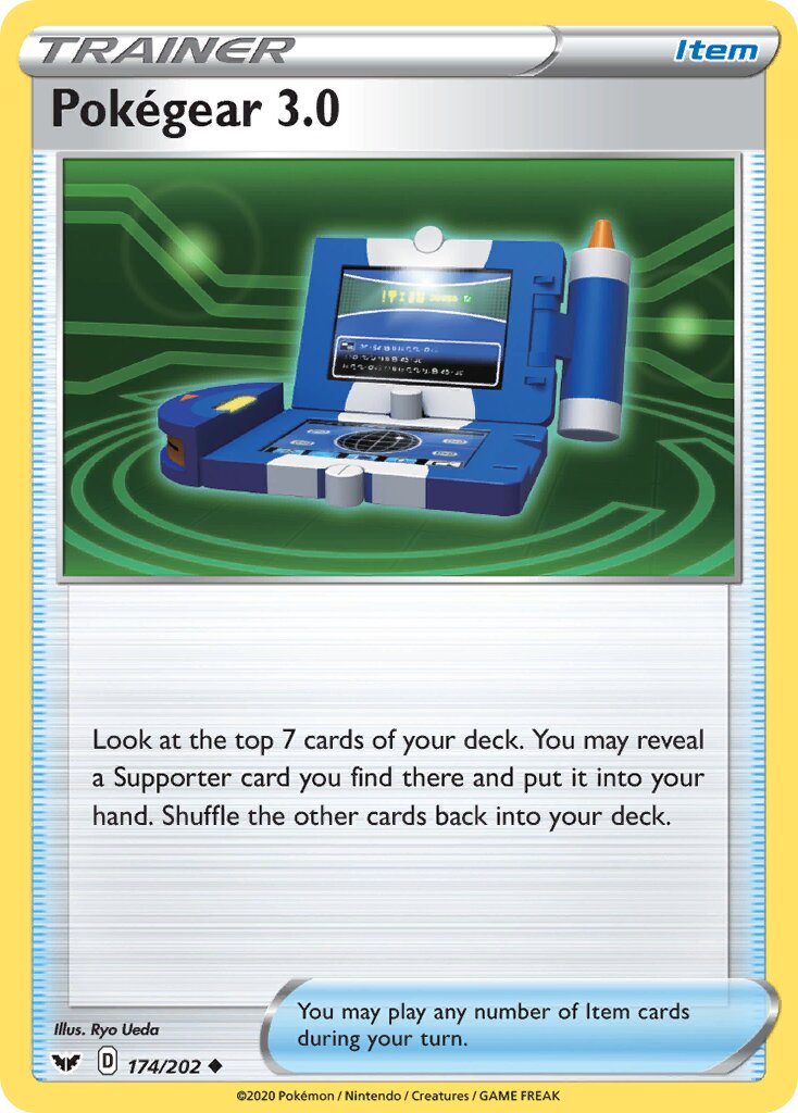 Pokégear 3.0 174/202 — Sword & Shield (English Pokémon TCG card)