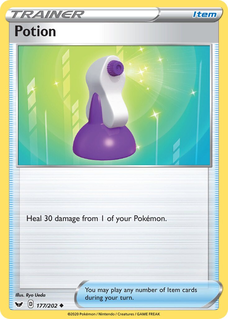 Potion 177/202 — Sword & Shield (English Pokémon TCG card)