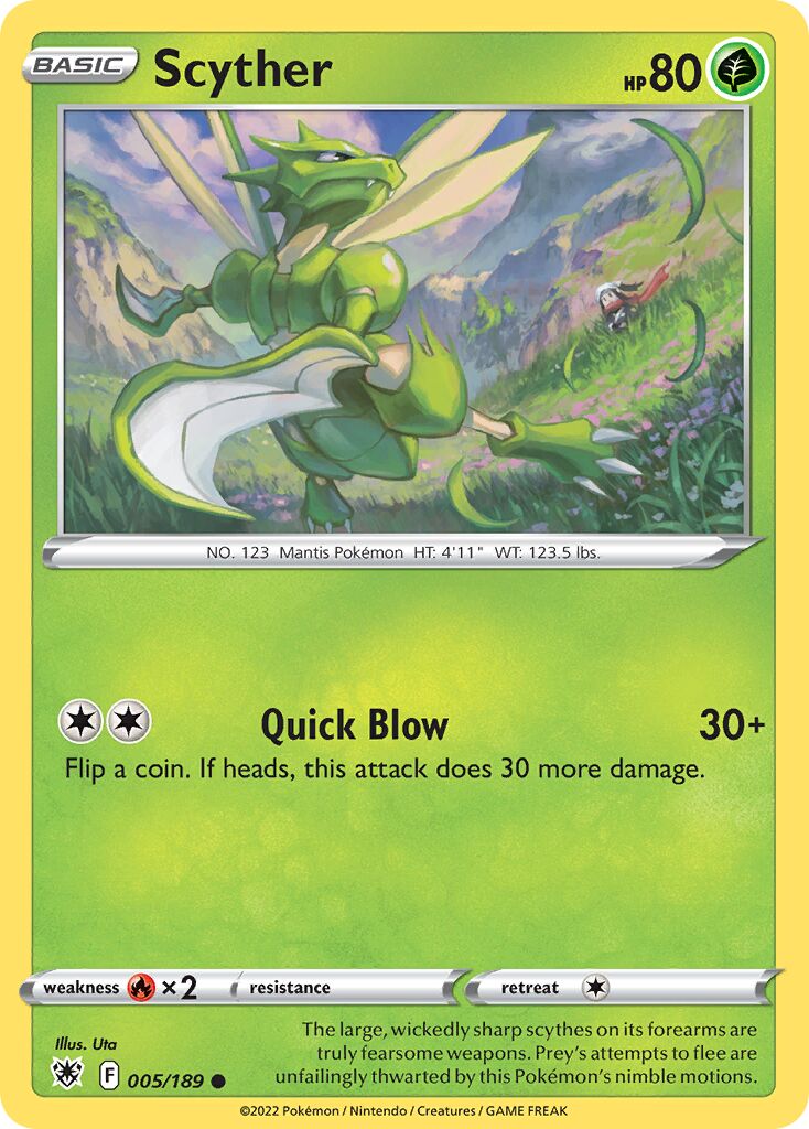 Scyther 005/246 — Astral Radiance (English Pokémon TCG card)