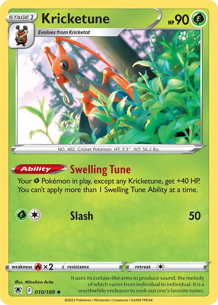 Kricketune 010/246 — Astral Radiance (English Pokémon TCG card)