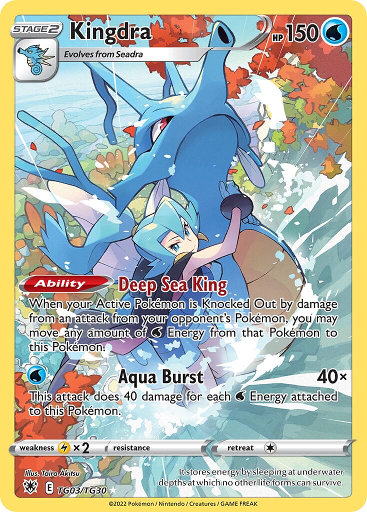 Kingdra TG03 — Astral Radiance (English Pokémon TCG card)