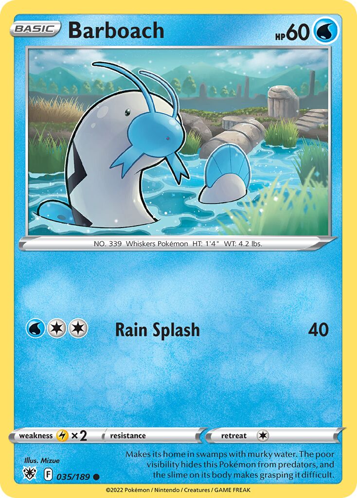 Barboach 035/246 — Astral Radiance (English Pokémon TCG card)