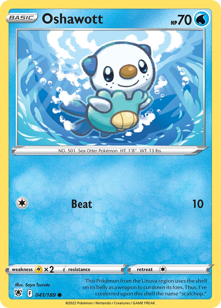 Oshawott 041/246 — Astral Radiance (English Pokémon TCG card)