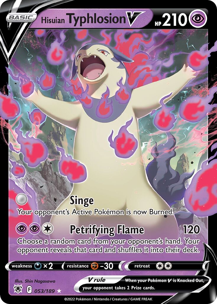 Hisuian Typhlosion V 053/246 — Astral Radiance (English Pokémon TCG card)