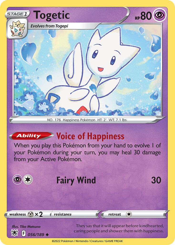 Togetic 056/246 — Astral Radiance (English Pokémon TCG card)