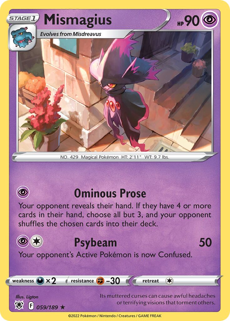Mismagius 059/246 — Astral Radiance (English Pokémon TCG card)