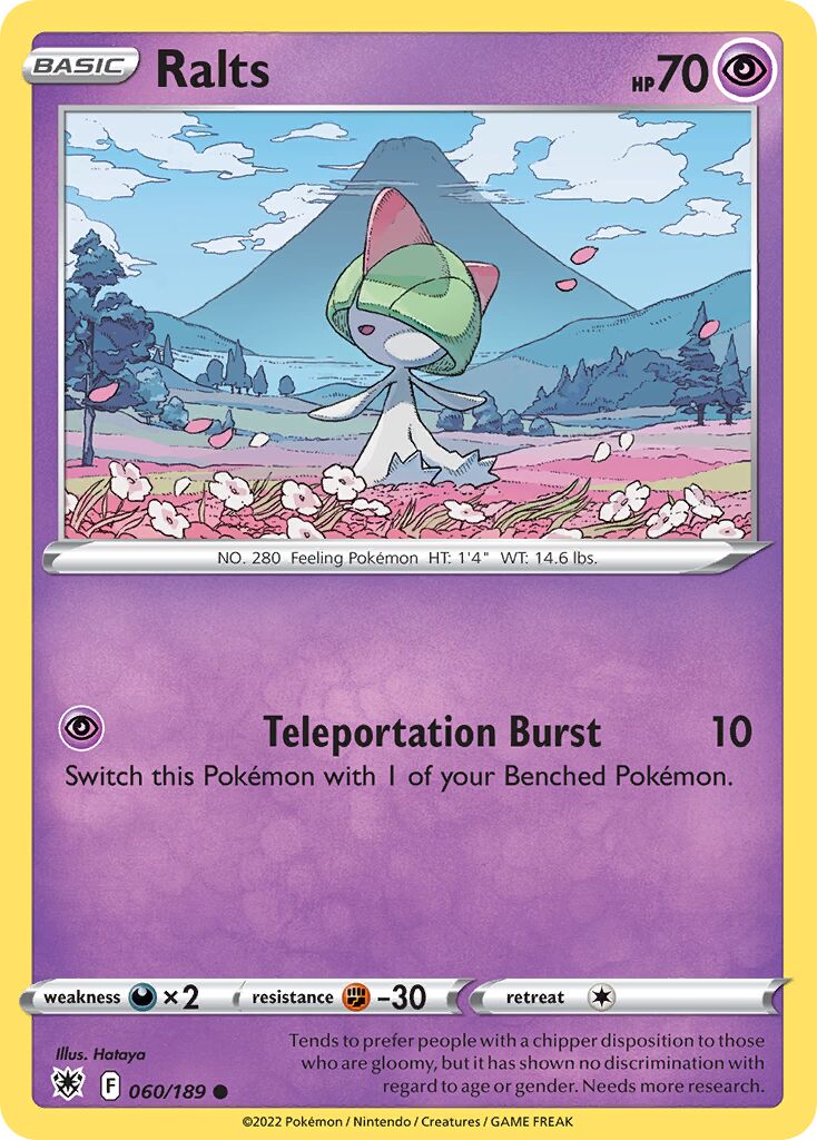 Ralts 060/246 — Astral Radiance (English Pokémon TCG card)