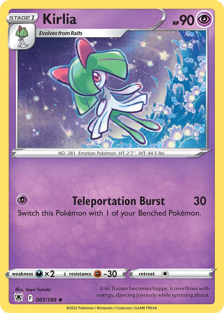 Kirlia 061/246 — Astral Radiance (English Pokémon TCG card)