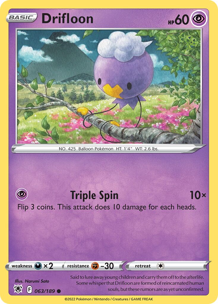 Drifloon 063/246 — Astral Radiance (English Pokémon TCG card)