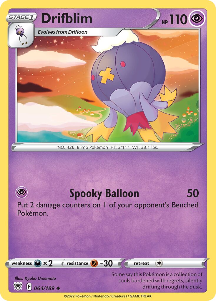 Drifblim 064/246 — Astral Radiance (English Pokémon TCG card)