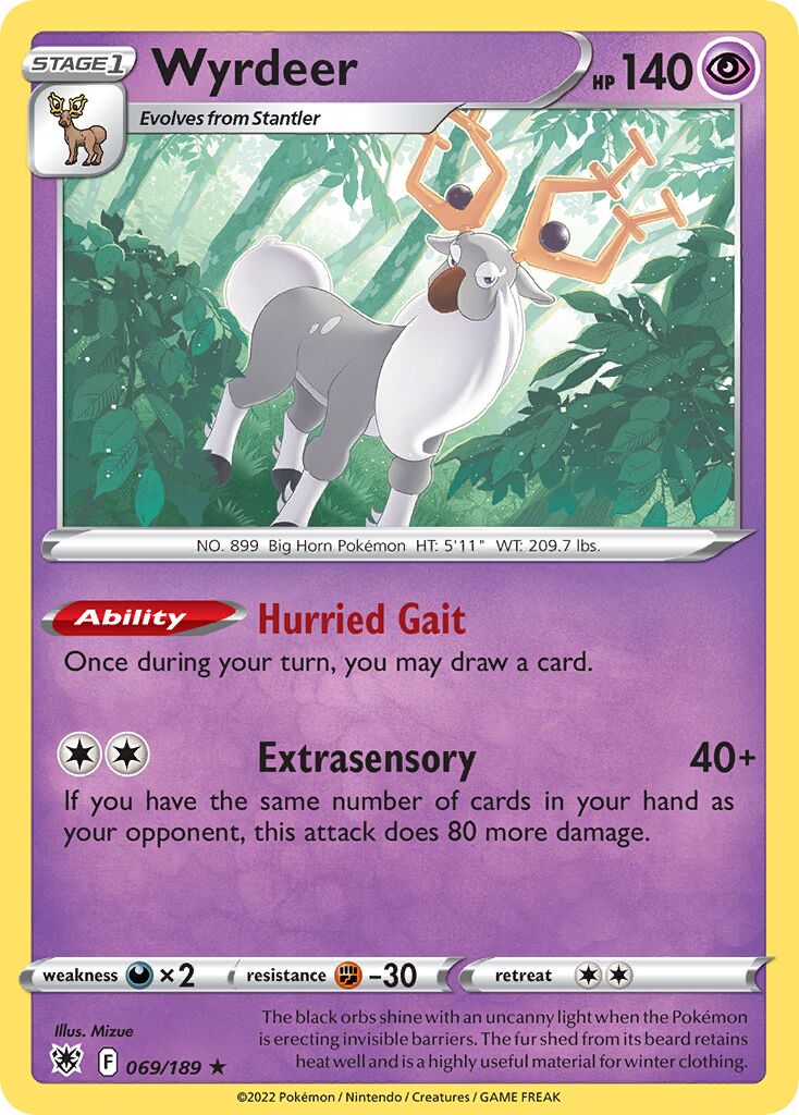 Wyrdeer 069/246 — Astral Radiance (English Pokémon TCG card)