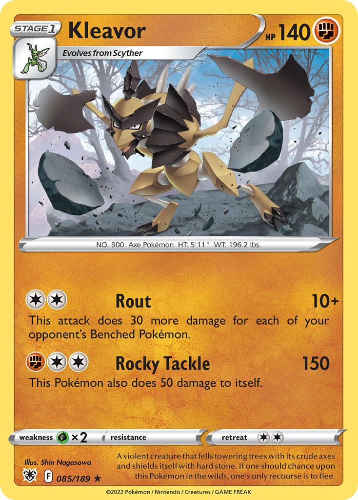 Kleavor 085/246 — Astral Radiance (English Pokémon TCG card)