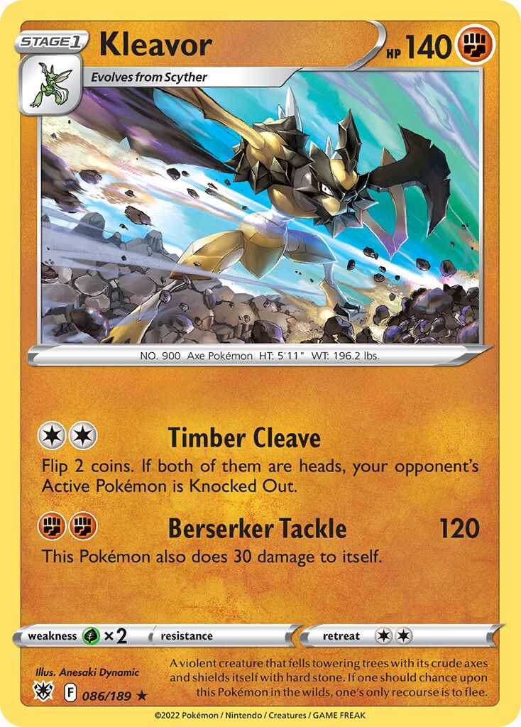 Kleavor 086/246 — Astral Radiance (English Pokémon TCG card)