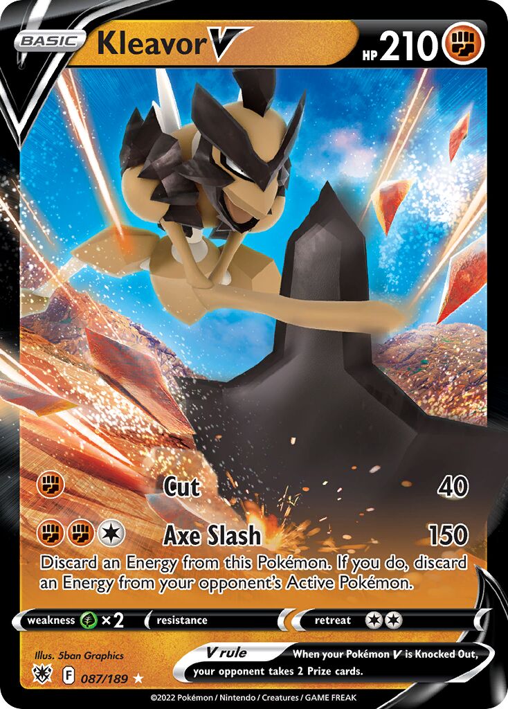 Kleavor V 087/246 — Astral Radiance (English Pokémon TCG card)