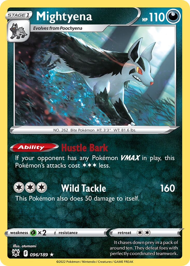 Mightyena 096/246 — Astral Radiance (English Pokémon TCG card)